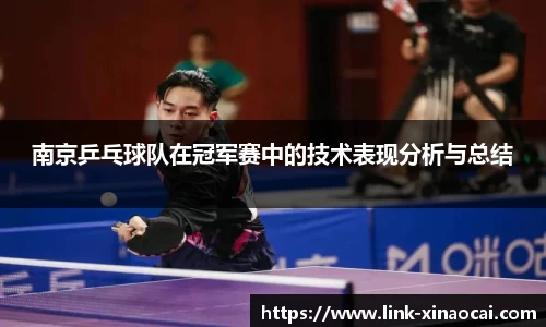 南京乒乓球队在冠军赛中的技术表现分析与总结